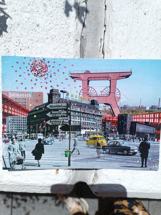 Claudia Wieland — Correspondances #1 — original postcard artwork