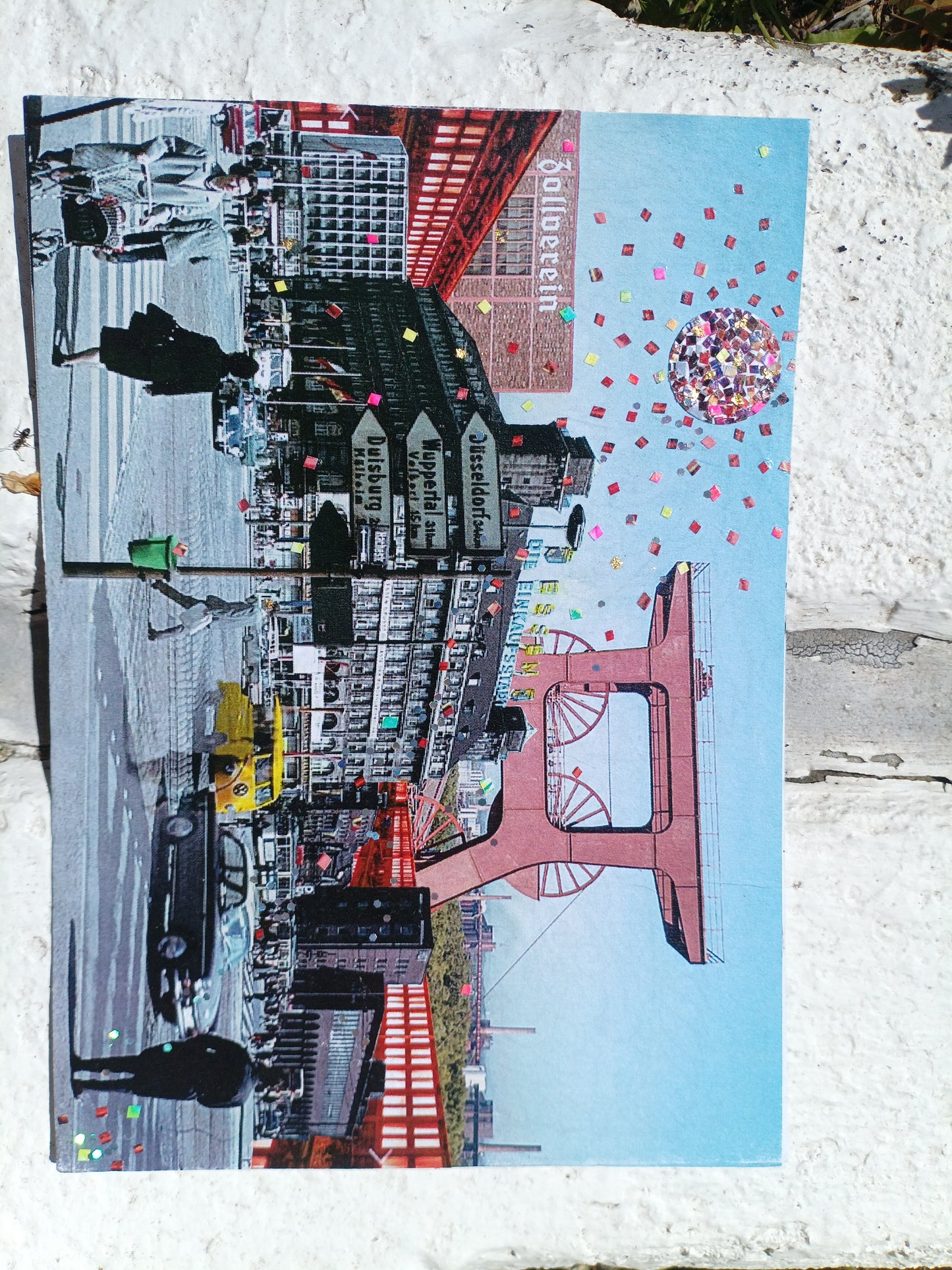 Claudia Wieland — Correspondances #2 — original postcard artwork