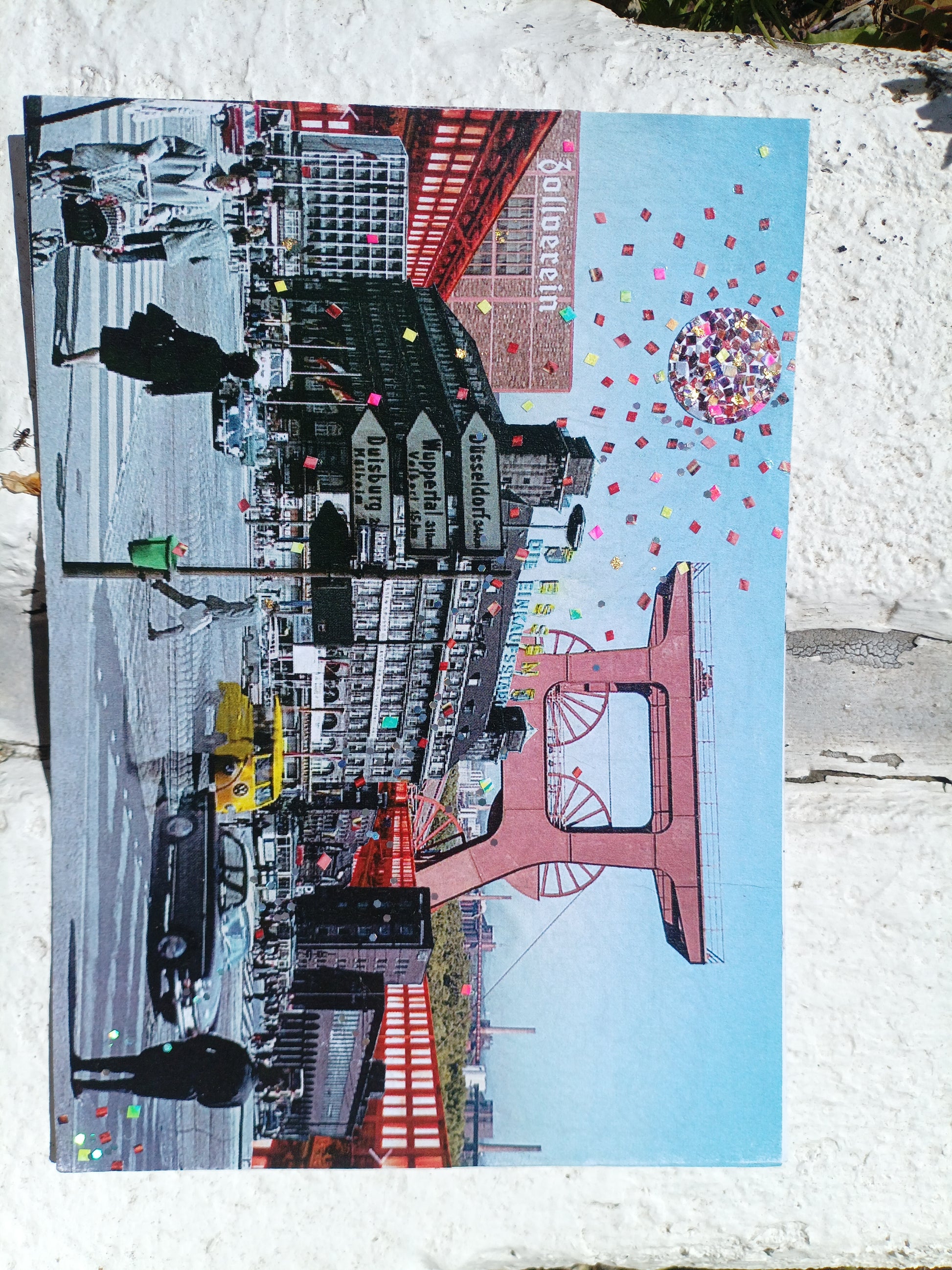 Claudia Wieland — Correspondances #2 — original postcard artwork