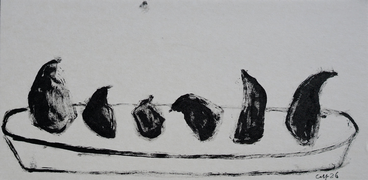 Coco Yang — Correspondances #1 — original postcard artwork