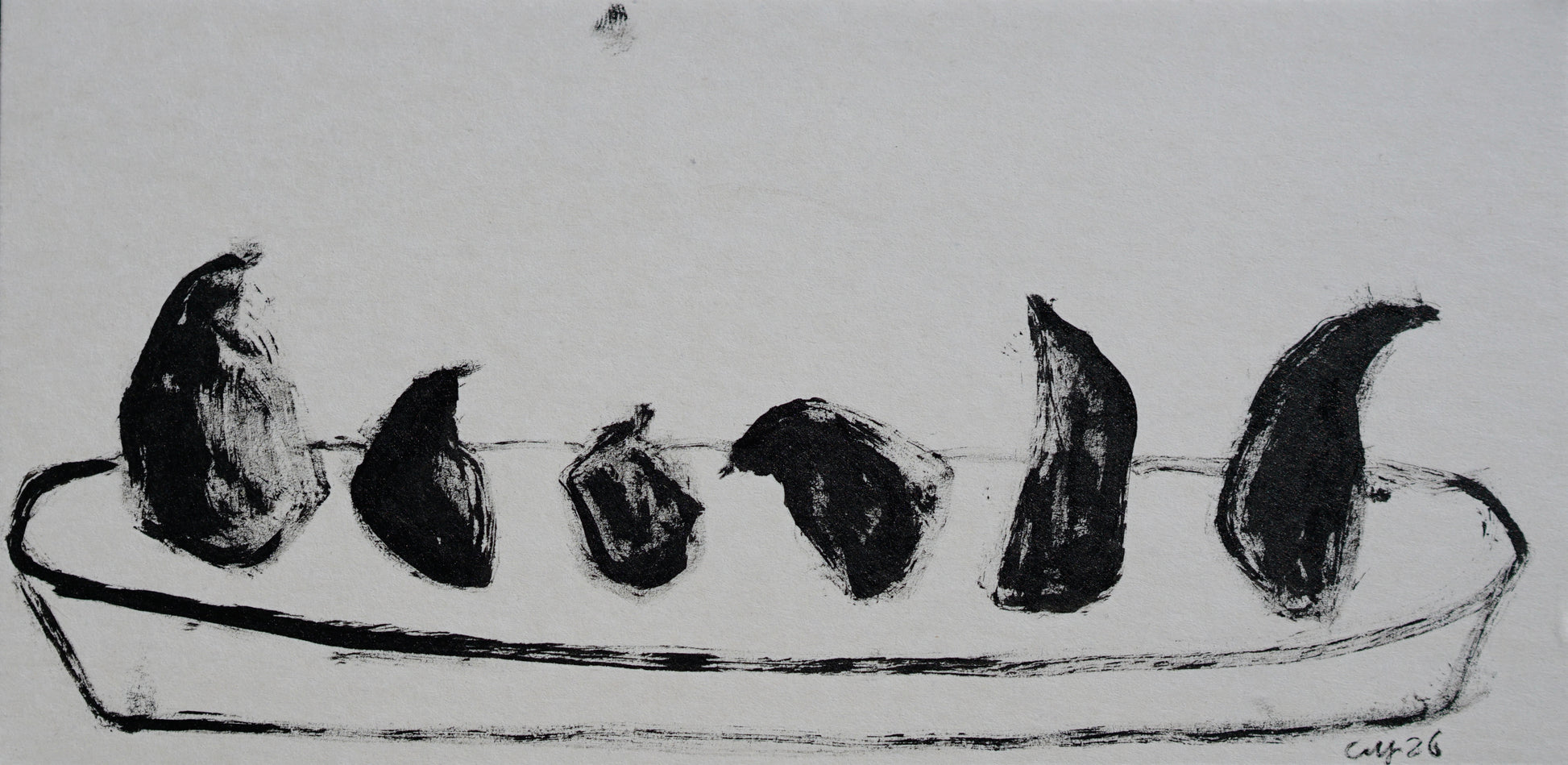 Coco Yang — Correspondances #1 — original postcard artwork