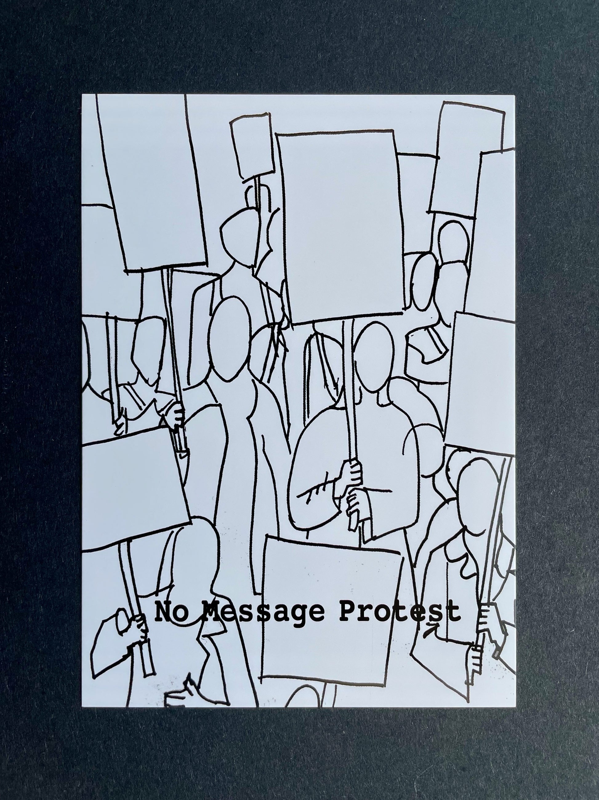 Coleen Duff — Correspondances #1 — original postcard artwork