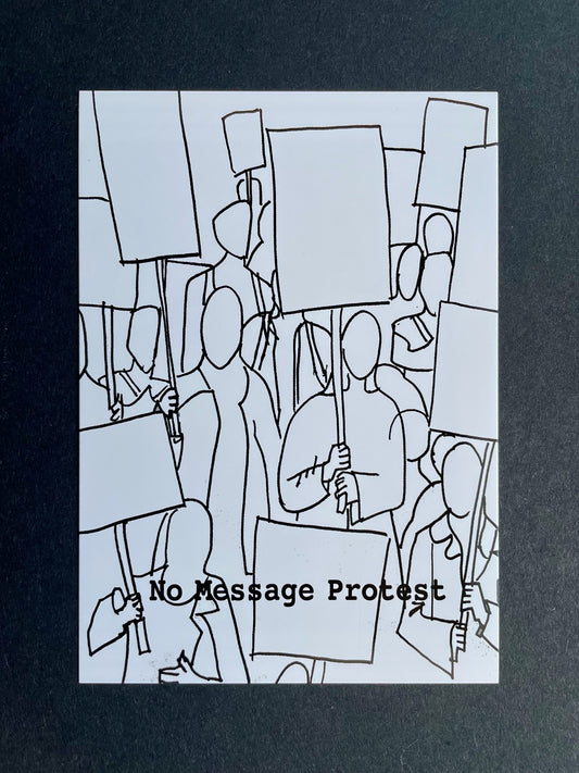 Coleen Duff — Correspondances #1 — original postcard artwork