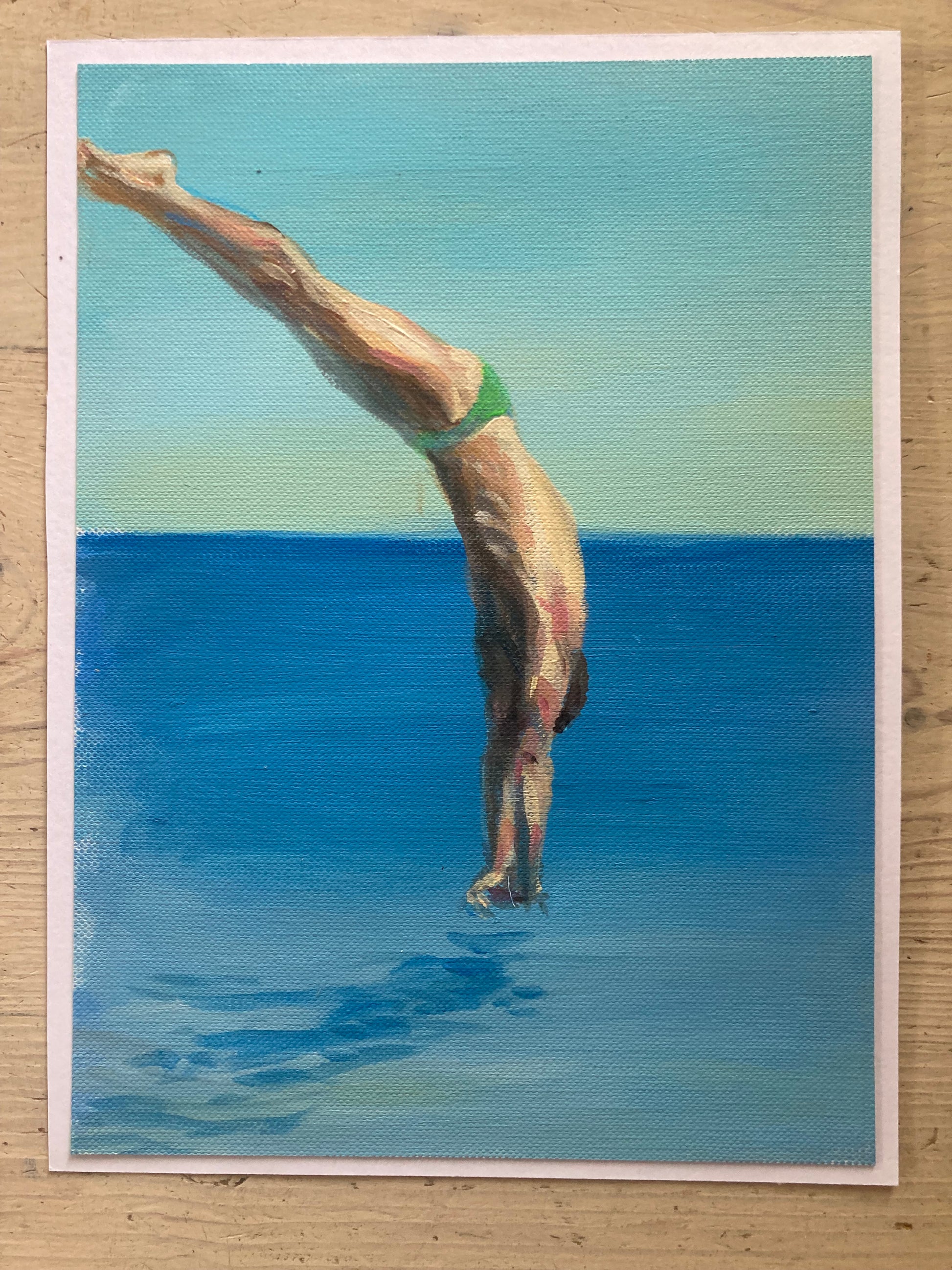 Cora Vogtschmid — Correspondances #2 — original postcard artwork