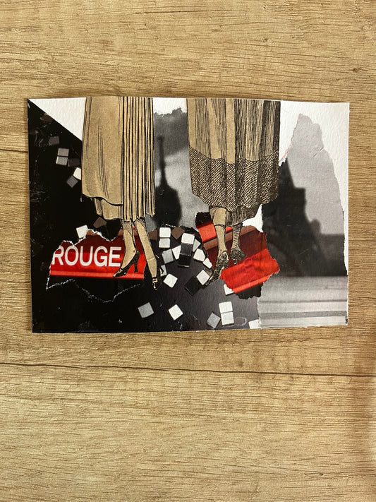 Cristina Hélcias — Correspondances #2 — original postcard artwork