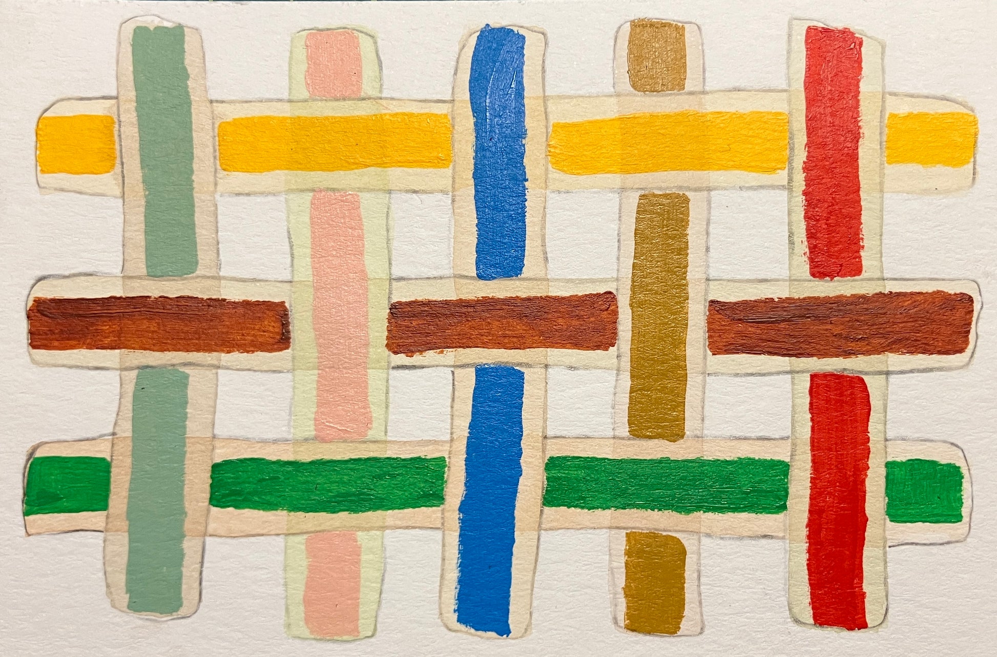 Dan Charbonnet — Correspondances #2 — original postcard artwork