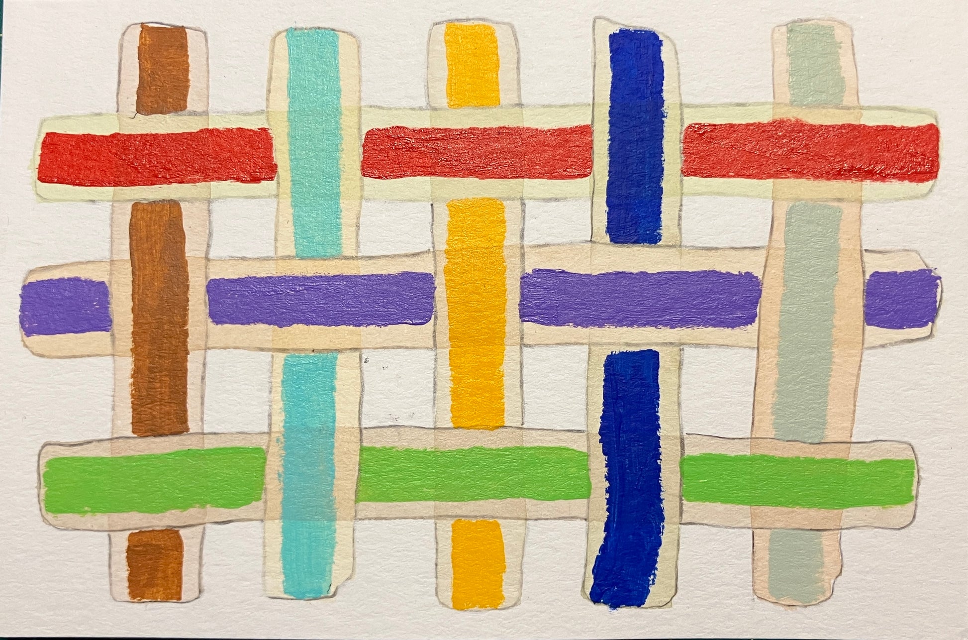 Dan Charbonnet — Correspondances #3 — original postcard artwork