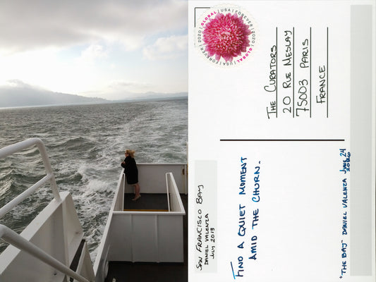 Daniel Valenza — Correspondances #1 — original postcard artwork