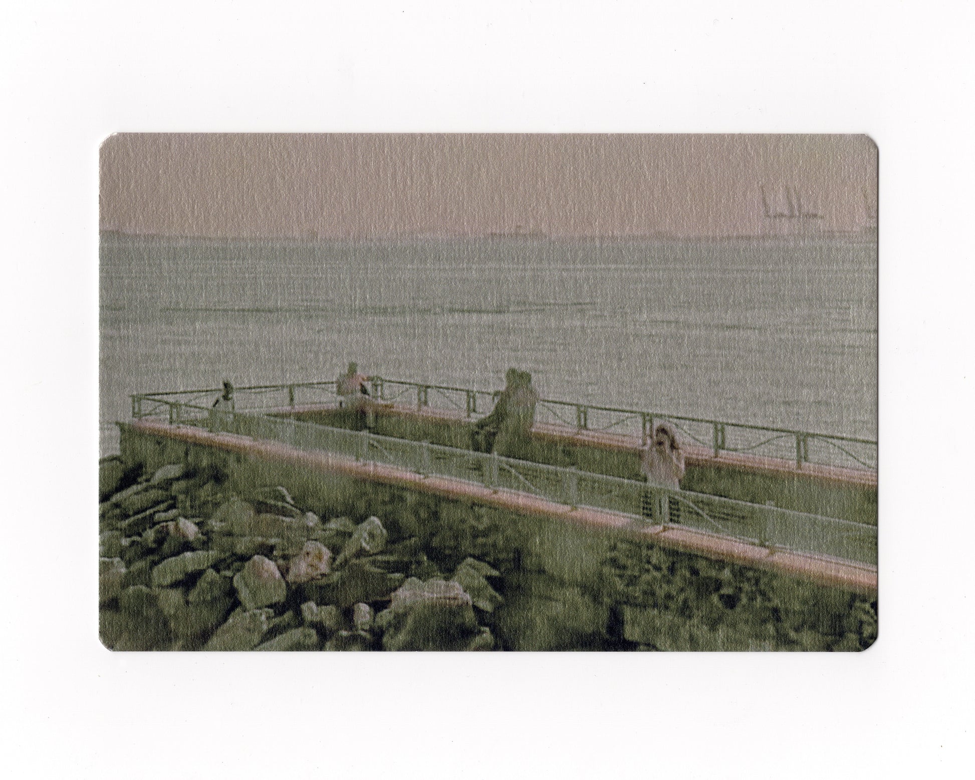 Danielle Glovin — Correspondances #2 — original postcard artwork