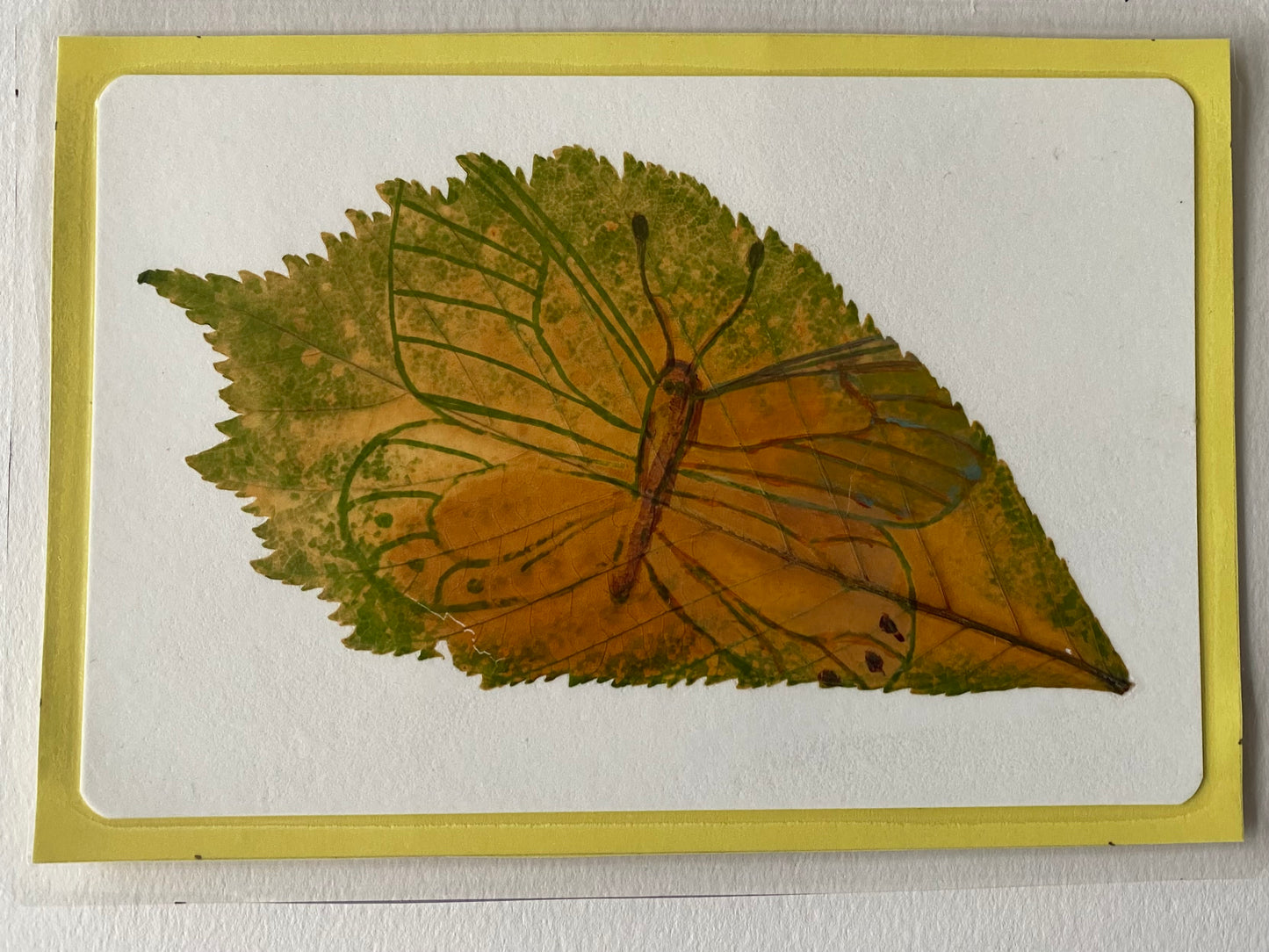 David Lowe — Correspondances #1 — original postcard artwork