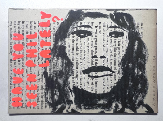 David Mackintosh — Correspondances #1 — original postcard artwork