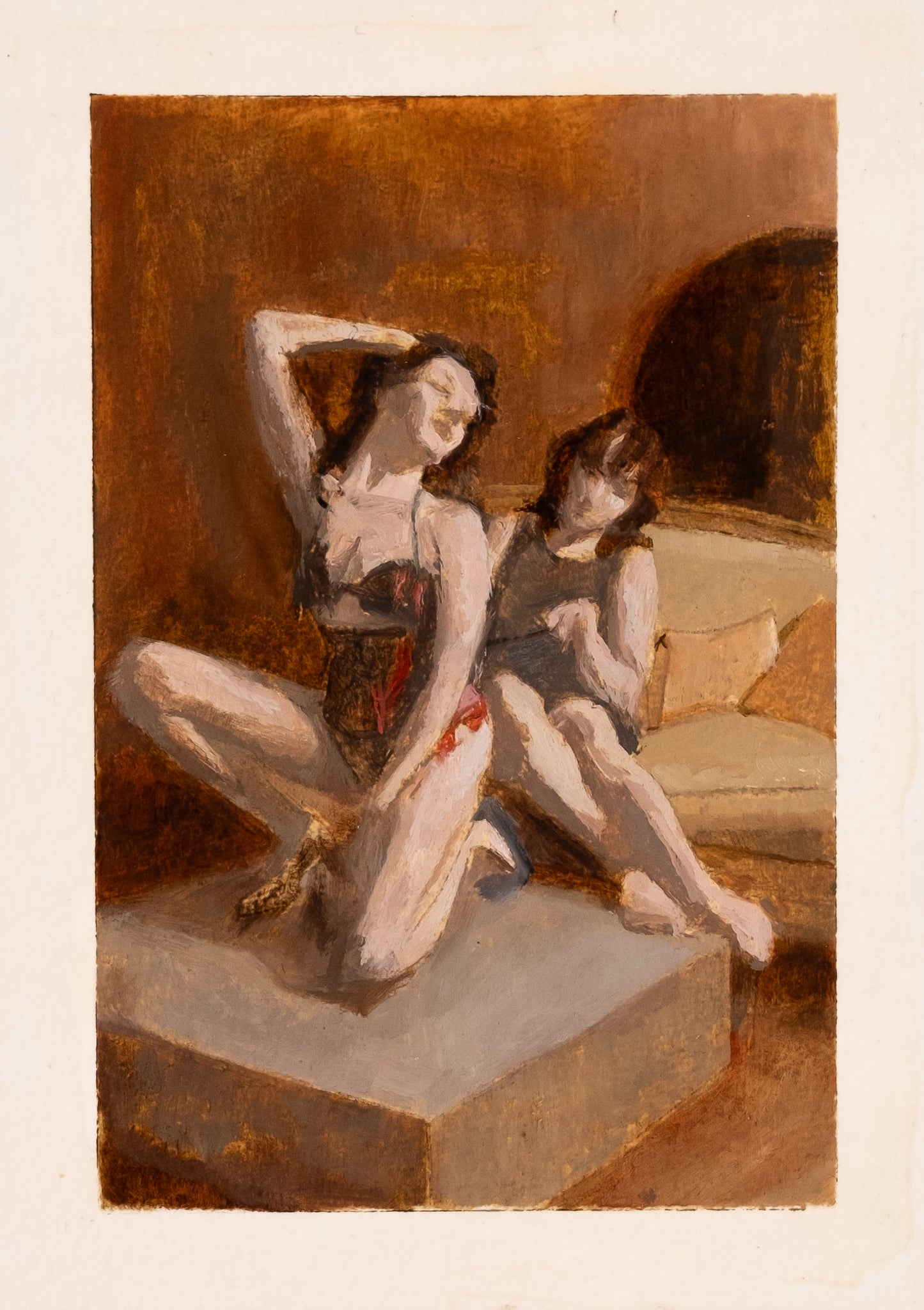 David Morris — Correspondances #3 — original postcard artwork