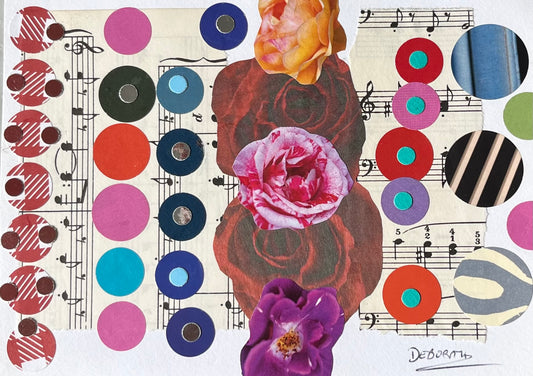 Deborah Saks — Correspondances #3 — original postcard artwork