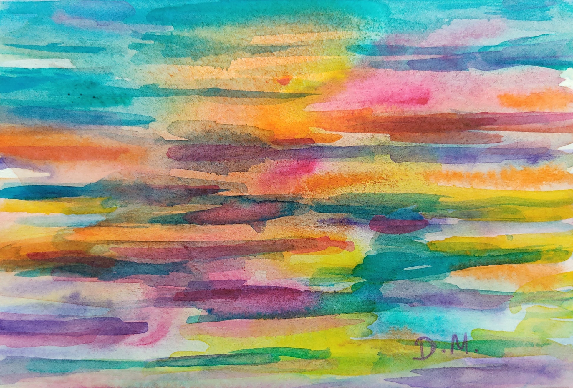 Denitsa Mihaylova — Correspondances #2 — original postcard artwork
