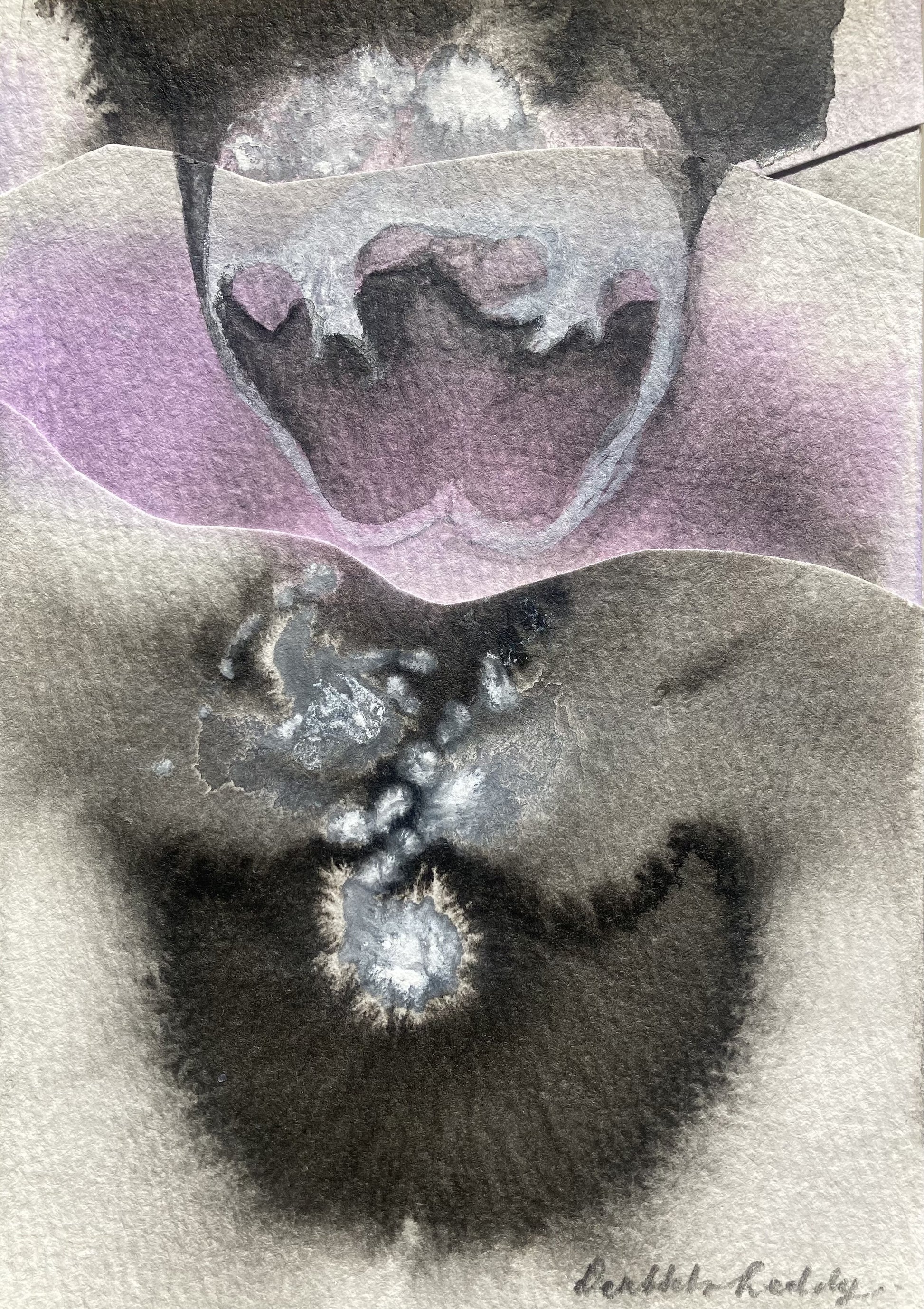 Derbhla Leddy — Correspondances #1 — original postcard artwork