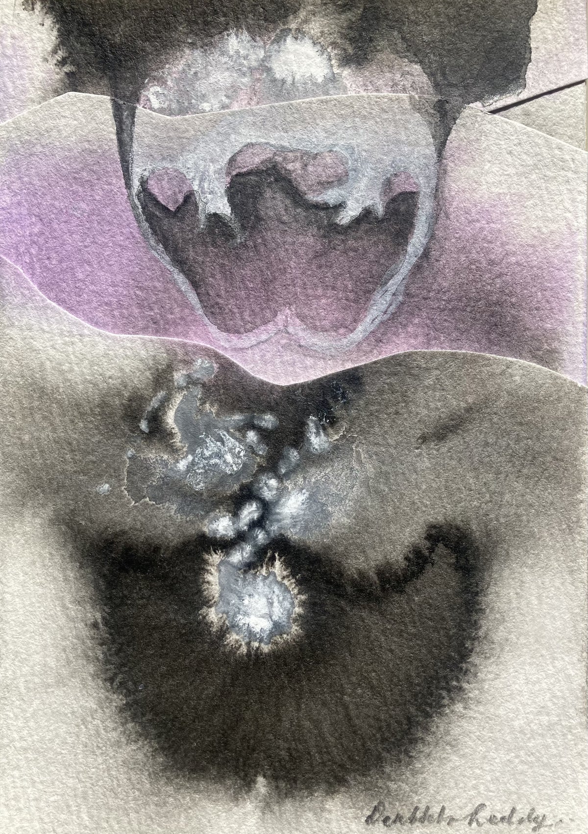 Derbhla Leddy — Correspondances #1 — original postcard artwork