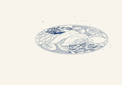 Diagram of the dish / 皿の見取り図