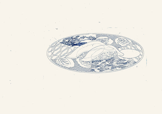 Diagram of the dish / 皿の見取り図