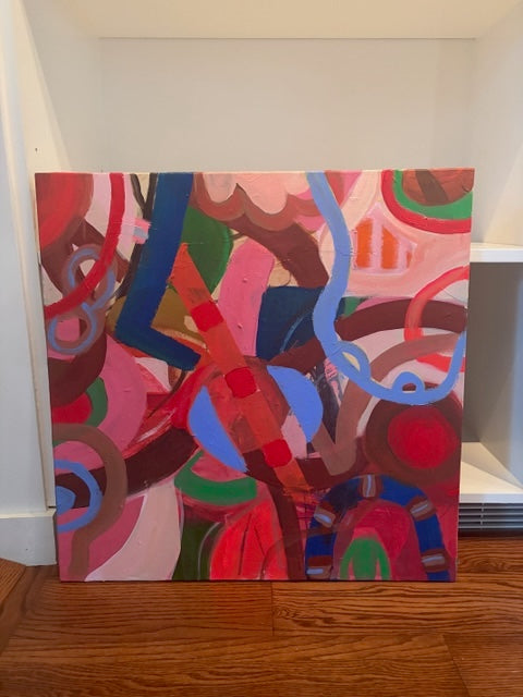 Diana Adams — Correspondances #1 — original postcard artwork