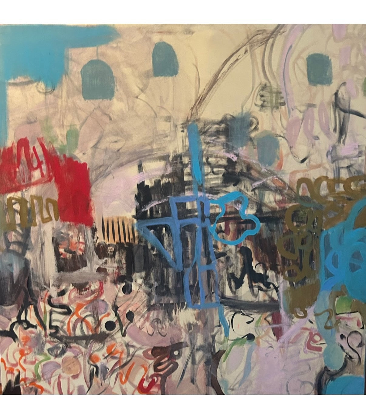 Diana Adams — Correspondances #2 — original postcard artwork