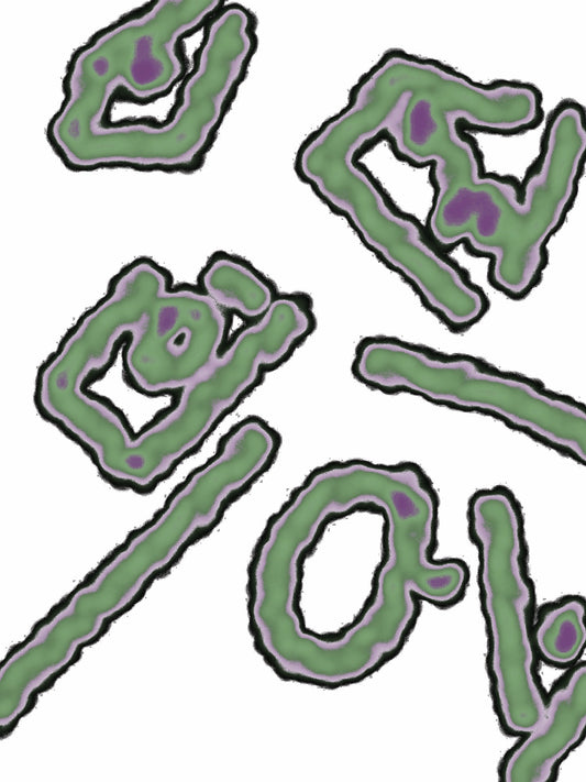 Diane Ponder — Correspondances #2 — original postcard artwork