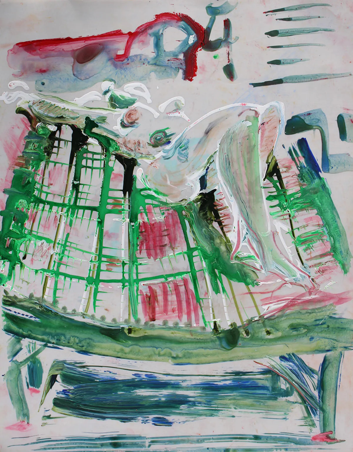 Diane Ponder — Correspondances #3 — original postcard artwork