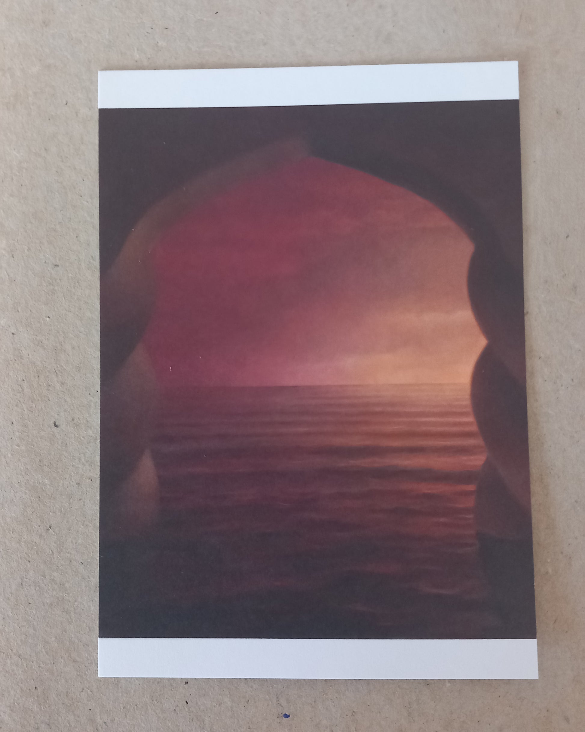 Diane Preyer — Correspondances #1 — original postcard artwork