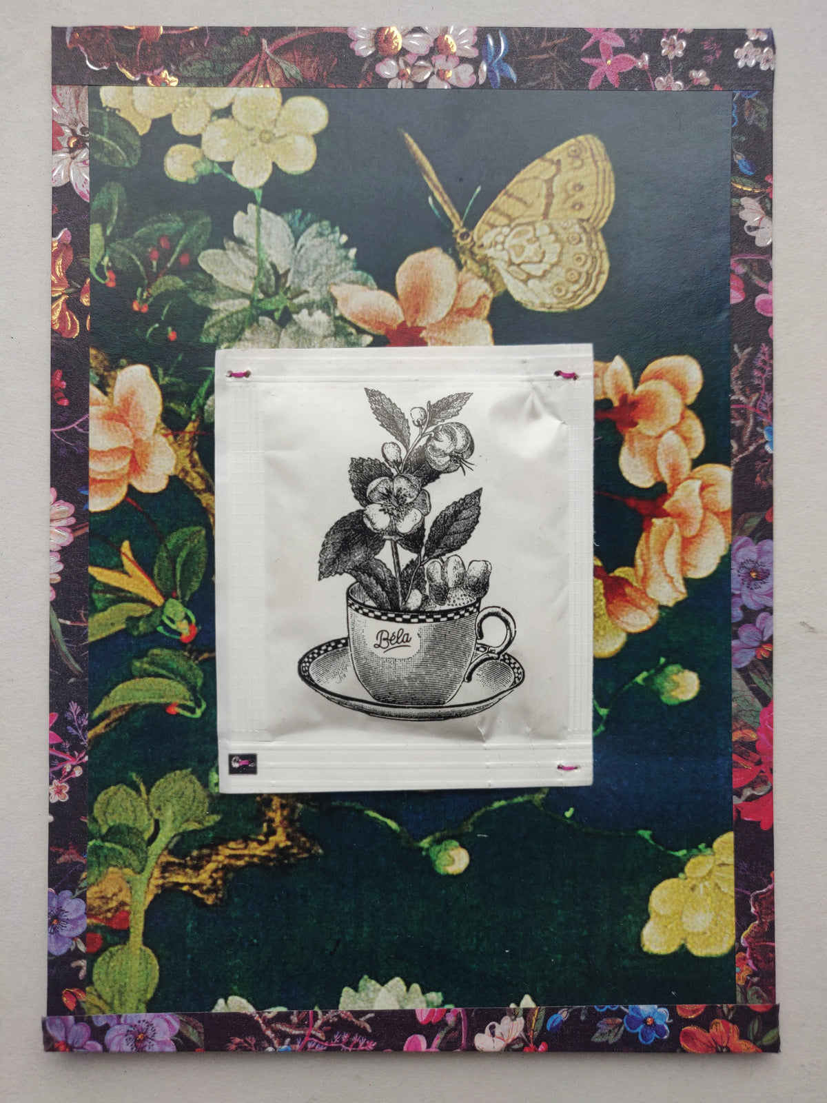 Dominique Moldehn — Correspondances #1 — original postcard artwork