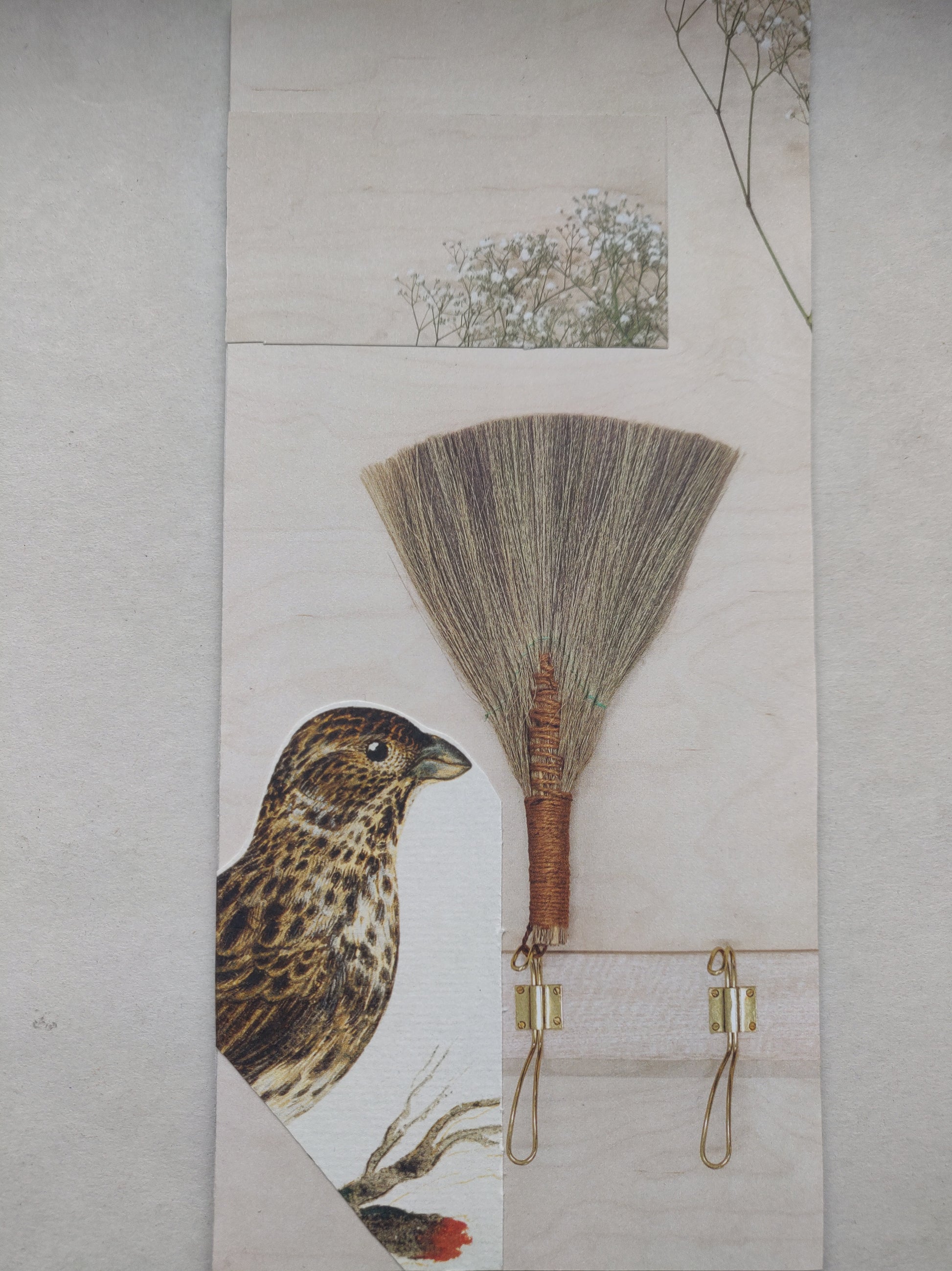 Dominique Moldehn — Correspondances #2 — original postcard artwork