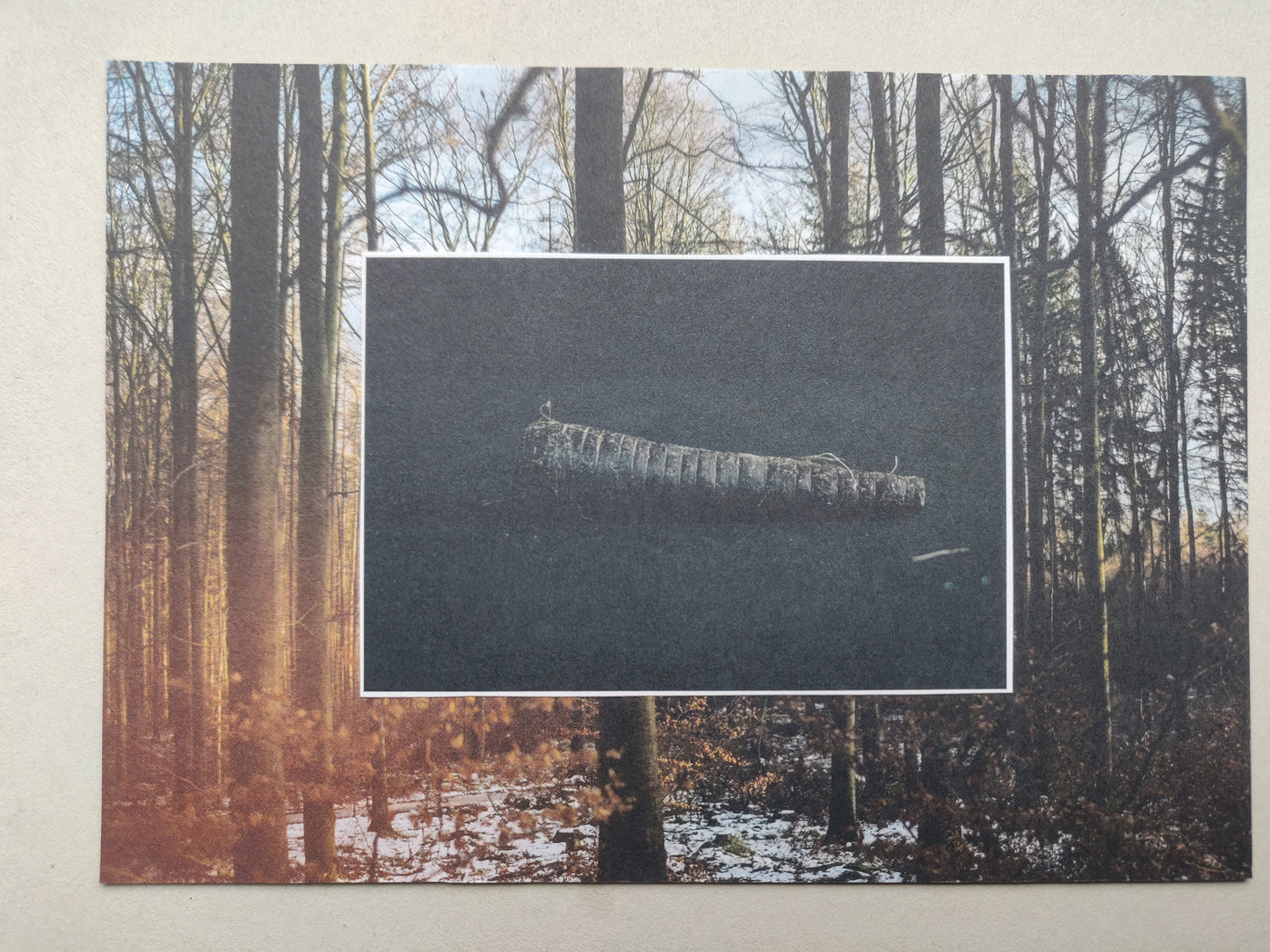 Dominique Moldehn — Correspondances #3 — original postcard artwork