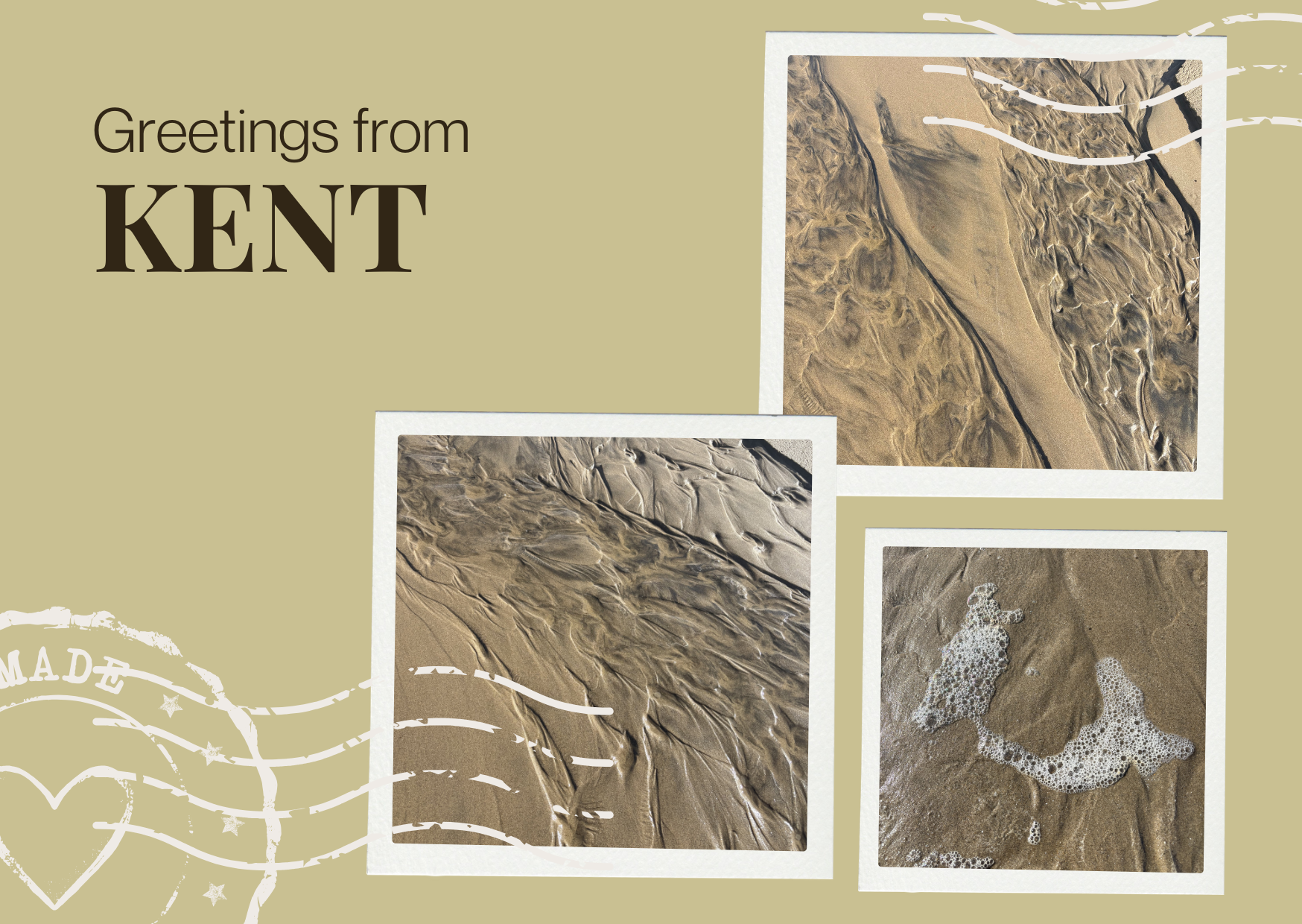 Donna Murray — Correspondances #1 — original postcard artwork