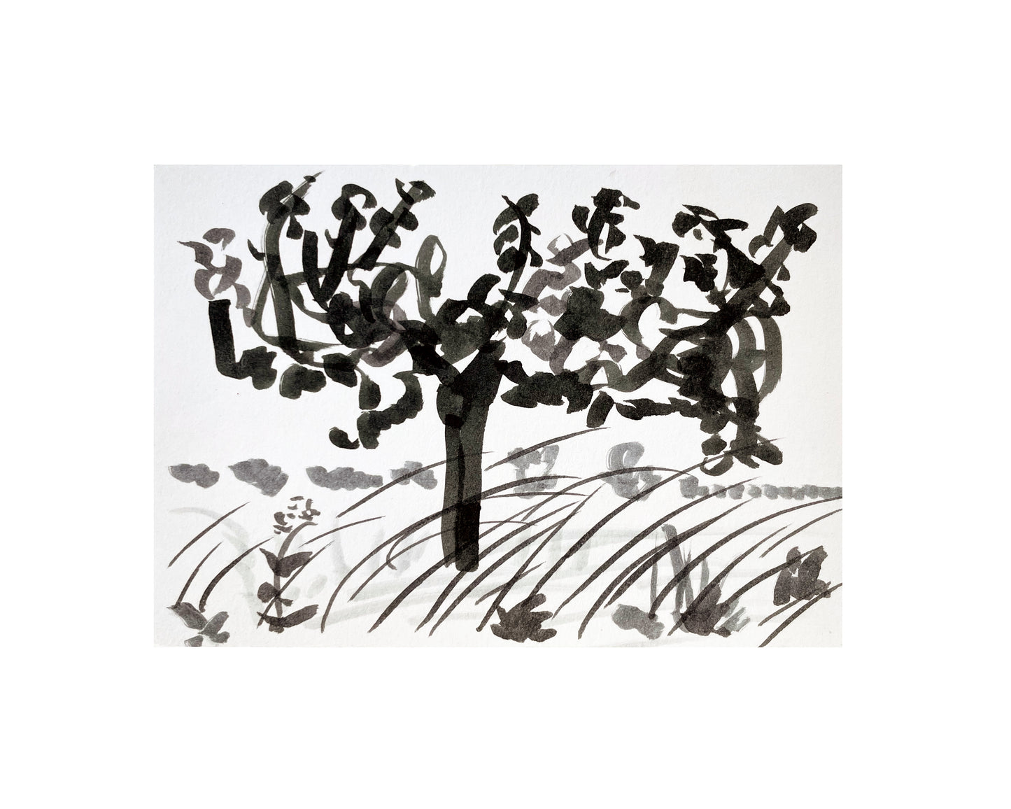 Doreen Wittenbols — Correspondances #1 — original postcard artwork