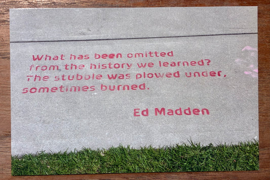 Ed Madden — Correspondances #1 — original postcard artwork