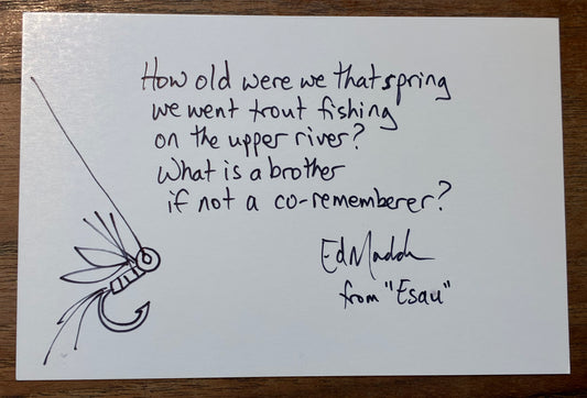 Ed Madden — Correspondances #2 — original postcard artwork