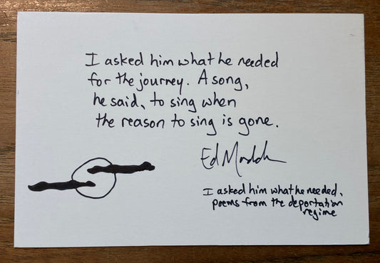 Ed Madden — Correspondances #3 — original postcard artwork