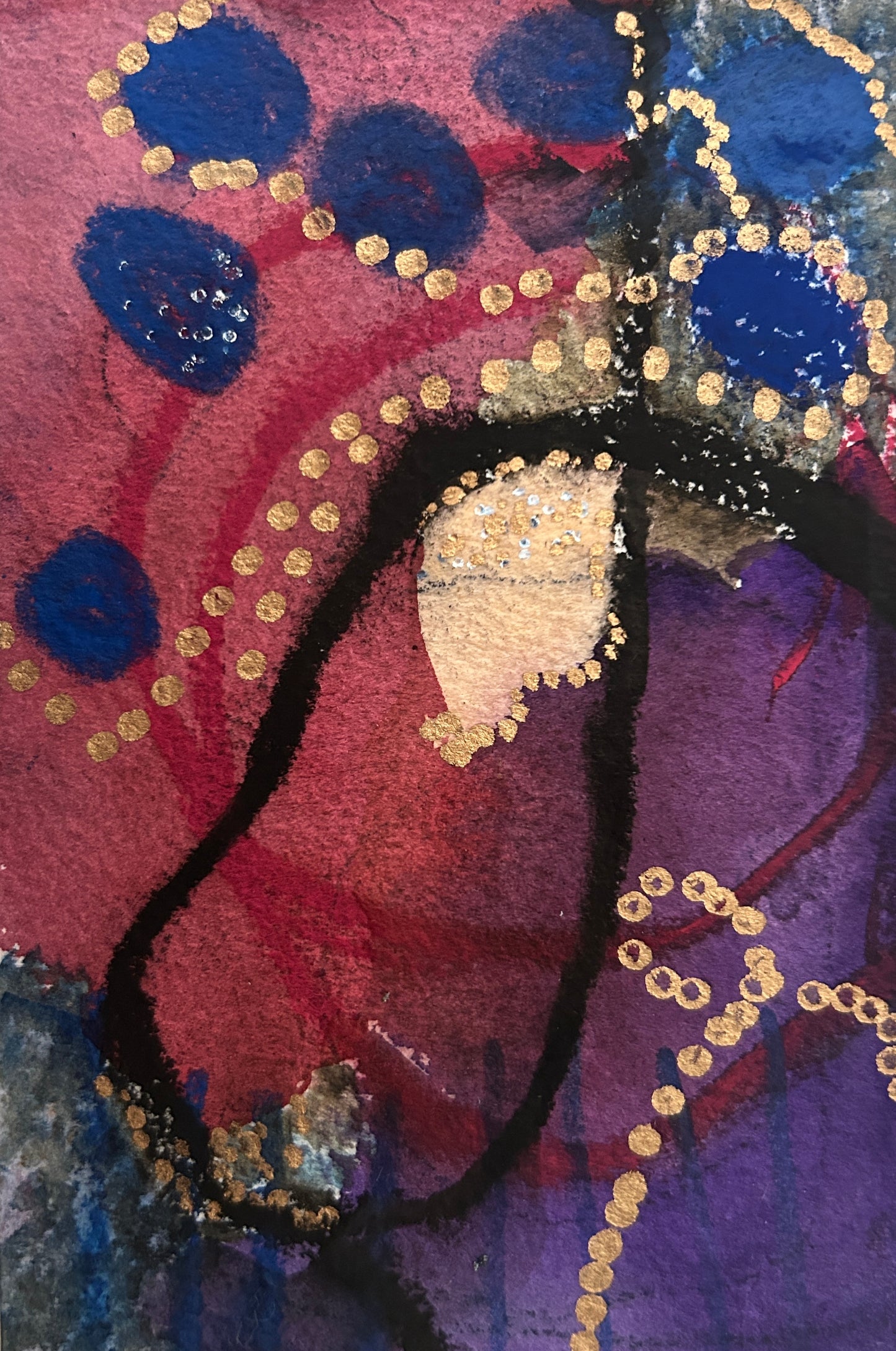 Edith May — Correspondances #2 — original postcard artwork