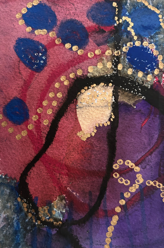 Edith May — Correspondances #2 — original postcard artwork