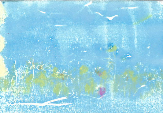 Eimi Lucia Patino Nonaka — Correspondances #2 — original postcard artwork