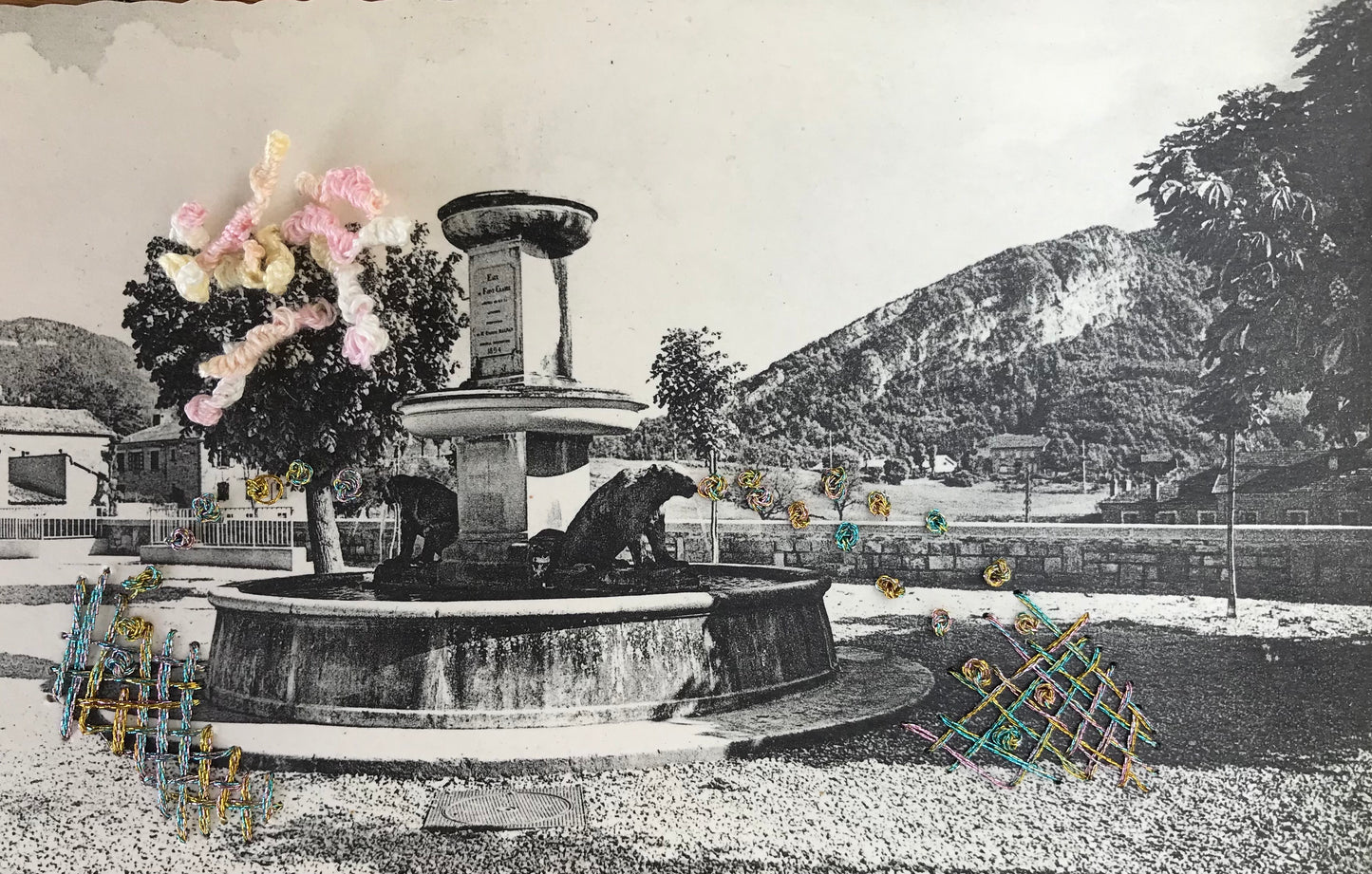 Elisabeth Coste — Correspondances #2 — original postcard artwork