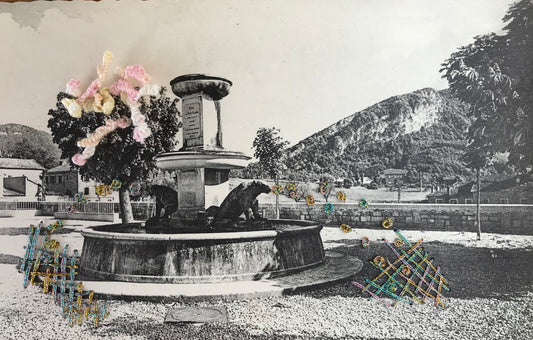 Elisabeth Coste — Correspondances #2 — original postcard artwork