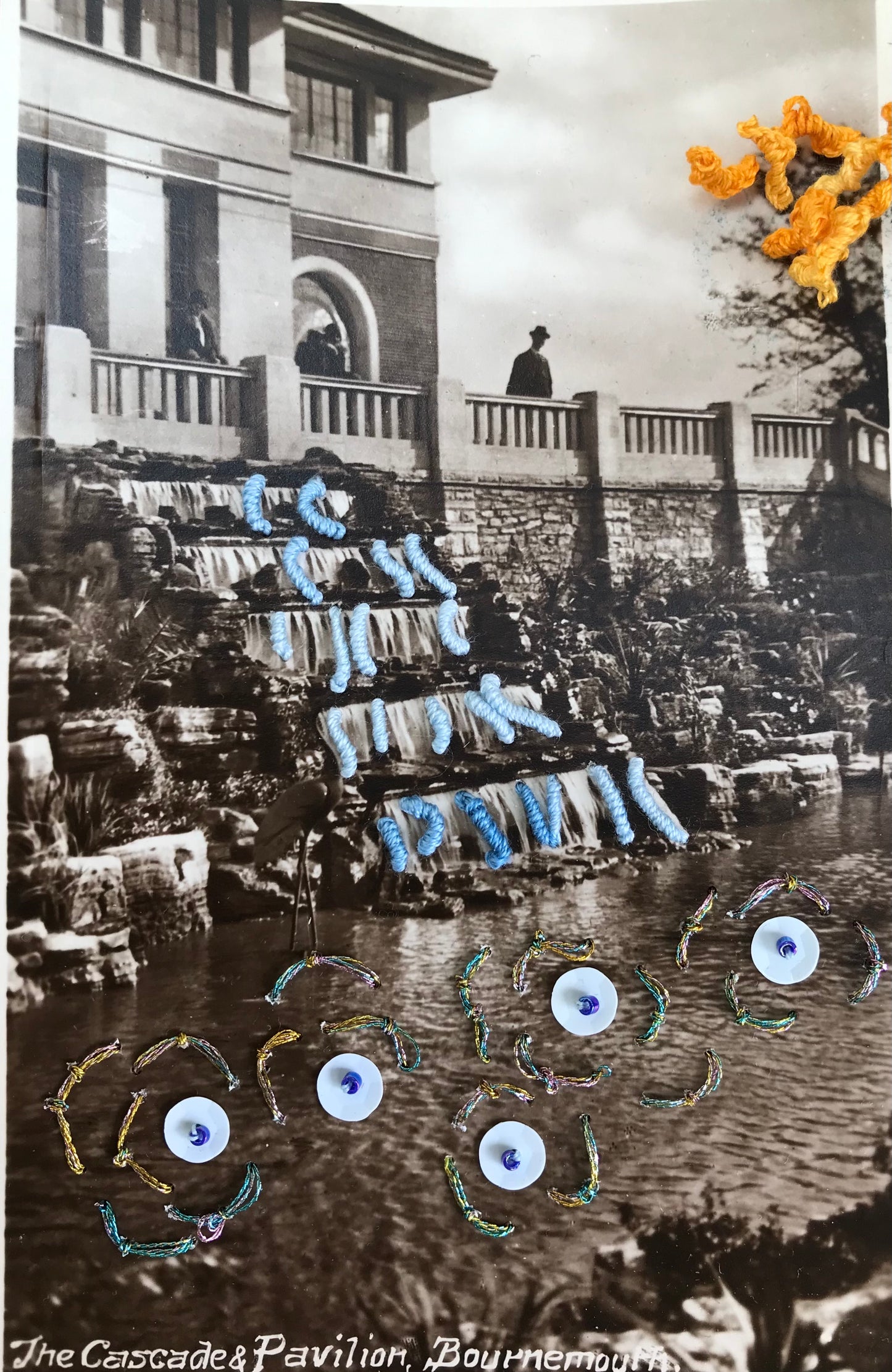 Elisabeth Coste — Correspondances #3 — original postcard artwork
