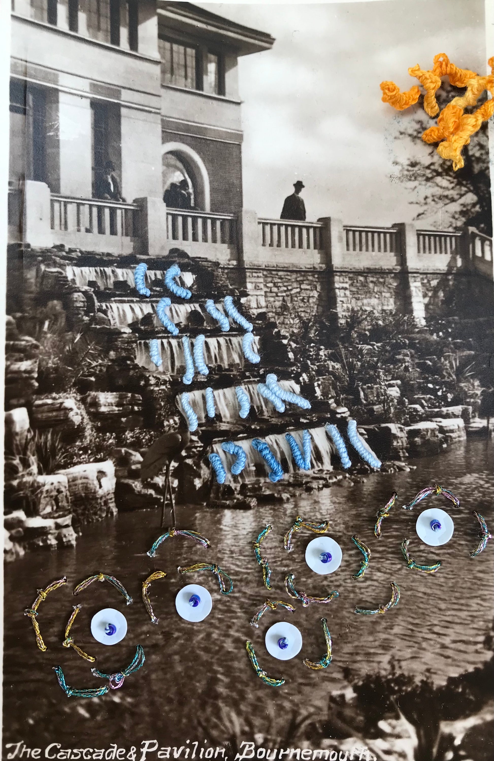 Elisabeth Coste — Correspondances #3 — original postcard artwork