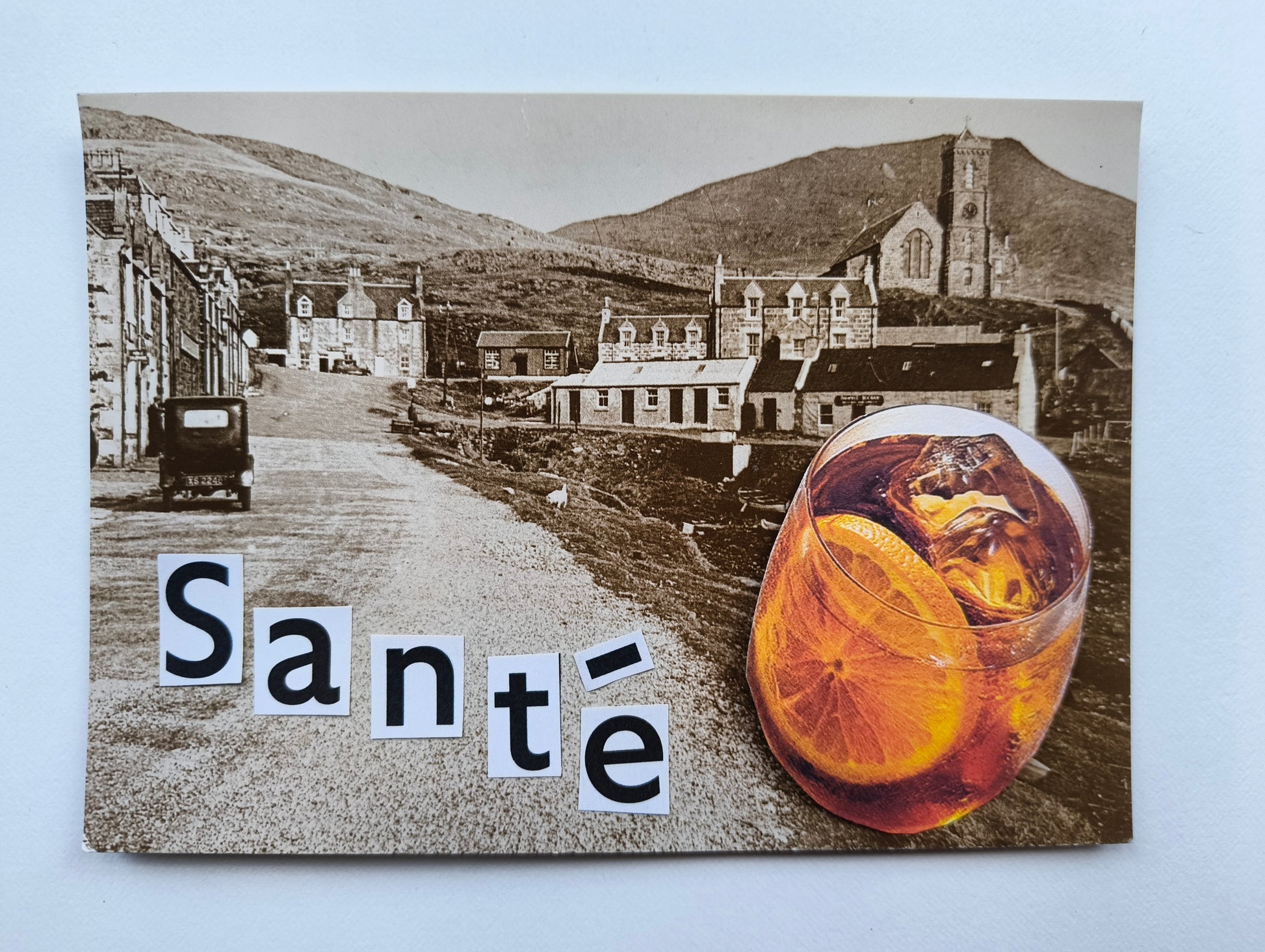 Elizabeth Riddell — Correspondances #1 — original postcard artwork