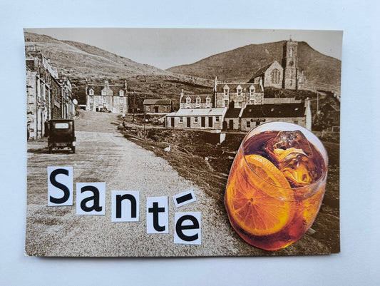 Elizabeth Riddell — Correspondances #1 — original postcard artwork