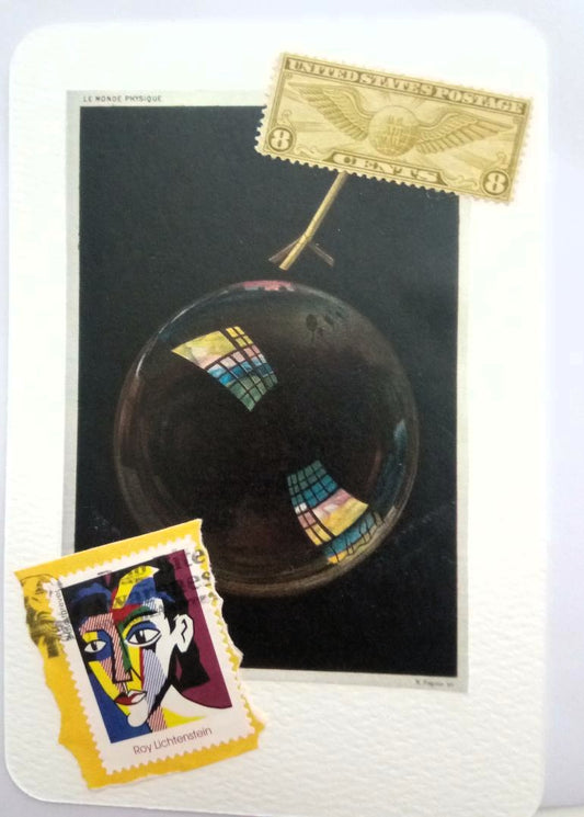 Elizabeth Schoch — Correspondances #1 — original postcard artwork