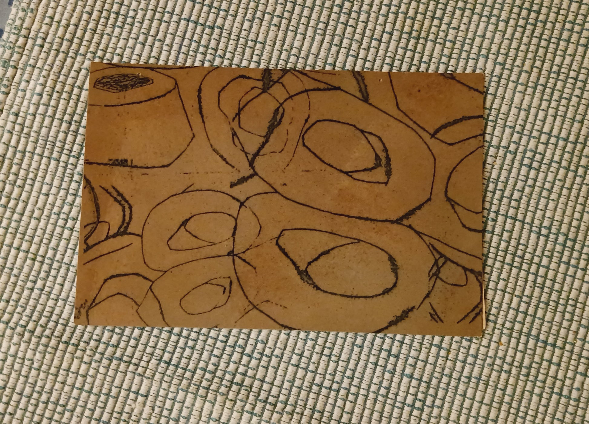 Elizabeth reynolds — Correspondances #3 — original postcard artwork