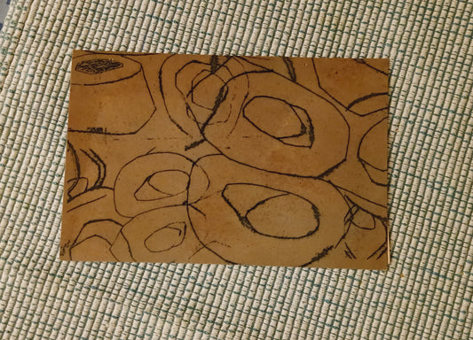 Elizabeth reynolds — Correspondances #3 — original postcard artwork