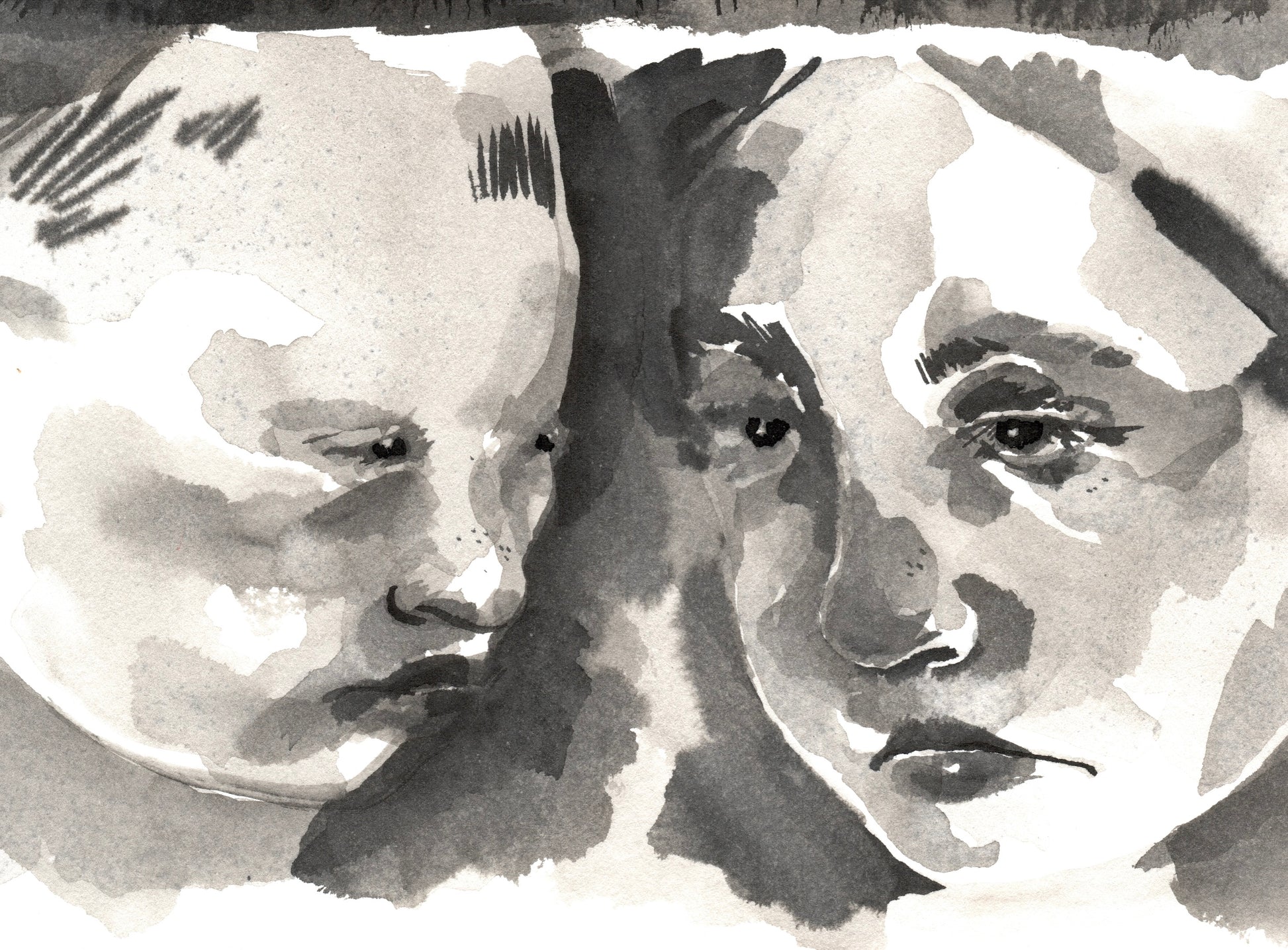 Ella Webber — Correspondances #1 — original postcard artwork