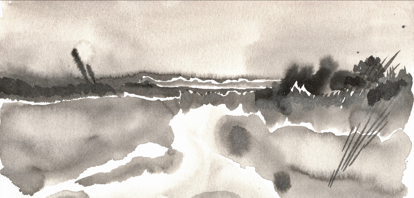 Ella Webber — Correspondances #2 — original postcard artwork