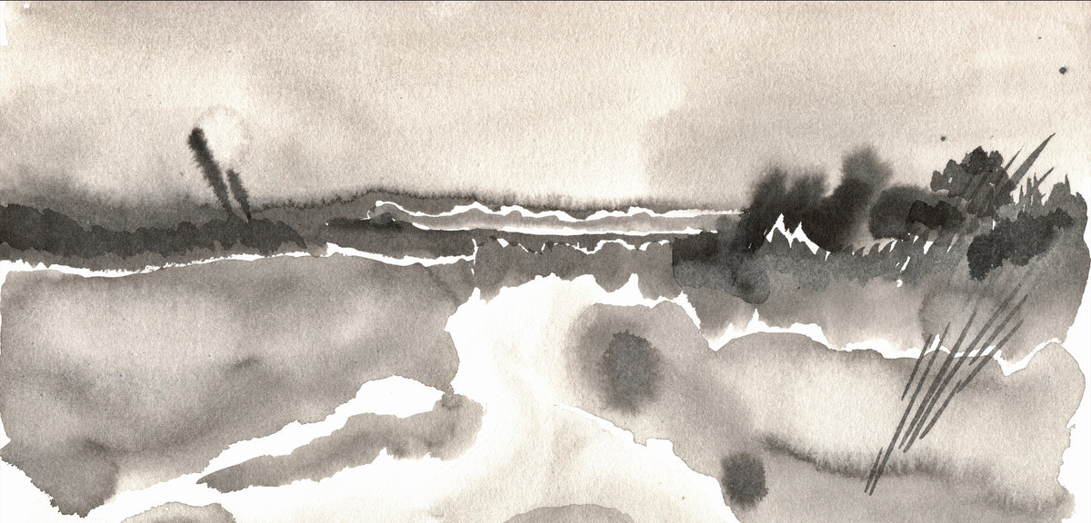 Ella Webber — Correspondances #2 — original postcard artwork
